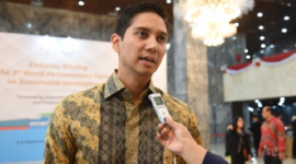 Komandan Tim Komunikasi TKN Prabowo Subianto dan Gibran Rakabuming Raka, Budisatrio Djiwandono. (Dok Dpr.go.id)

