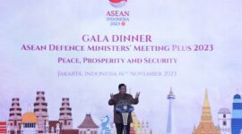 Acara Gala Dinner ASEAN Defence Ministers Meeting Plus 2023 di Hotel Mulia. (Dok. Tim Media Prabowo Subianto)