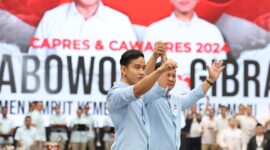 Pasangan Calon Presiden, Prabowo Subianto bersama Calon Wakil Presiden, Gibran Rakabuming. (Facebook.com/@Prabowo Subianto)
