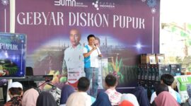 Kementerian BUMN dan Kementerian Pertanian melalui Pupuk Indonesia menggelar Gebyar Diskon Pupuk di berbagai kota/kabupaten, selama bulan Januari sampai dengan Februari 2024. (Dok. Pupuk Indonesia)