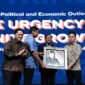 Capres nomor urut 2 Prabowo Subianto dalam acara Trimegah Politic and Economic Outlook 2024 di Jakarta. (Dok. Tim Media Prabowo)
