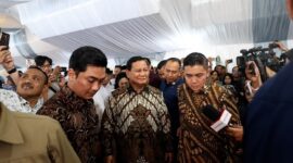 Menteri Pertahanan sekaligus Presiden terpilih periode 2024-2029 Prabowo Subianto sempat mengucapkan mohon maaf lahir batin. (Dok. Tim Media Prabowo)

