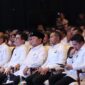 Presiden RI Prabowo Subianto menghadiri Musyawarah Nasional (Munas) konsolidasi persatuan Kamar Dagang dan Industri (Kadin) Indonesia. (Facebook.com @Setkab RI)