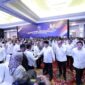 Presiden RI Prabowo Subianto menghadiri Musyawarah Nasional (Munas) konsolidasi persatuan Kamar Dagang dan Industri (Kadin) Indonesia. (Facebook.com @Setkab RI)