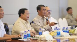 Presiden Prabowo Subianto dan Menteri Pertanian (Mentan) Andi Amran Sulaiman. (Dok. Kementerian Pertanian)